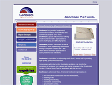 Tablet Screenshot of geofreeze.com